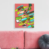 Ben 10 Wilde DNA-transformatie Canvas Afdruk (Insitu (Woonkamer))