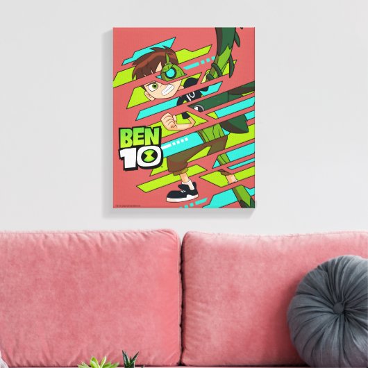 Ben 10 Wilde DNA-transformatie Canvas Afdruk (Insitu (Woonkamer))