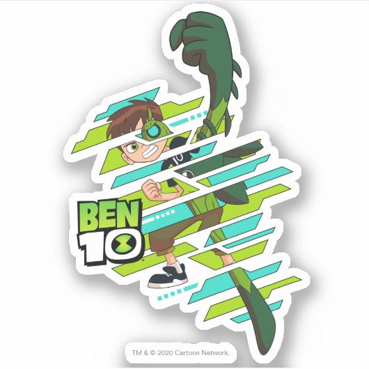 Ben 10 Wilde DNA-transformatie Sticker (Voorkant)