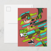 Ben 10 Wilde DNA-transformatie Uitnodiging Briefkaart (Voorkant / Achterkant)