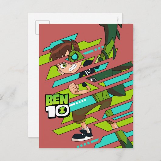 Ben 10 Wilde DNA-transformatie Uitnodiging Briefkaart (Voorkant / Achterkant)