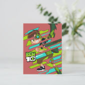 Ben 10 Wilde DNA-transformatie Uitnodiging Briefkaart (Staand voorkant)