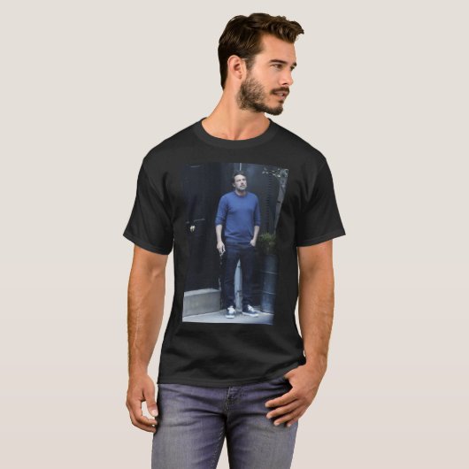Ben Affleck Smoking Classic T-Shirt (Voorkant volledig)
