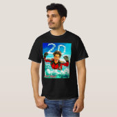 Ben azelart merch retro t-shirt (Voorkant volledig)
