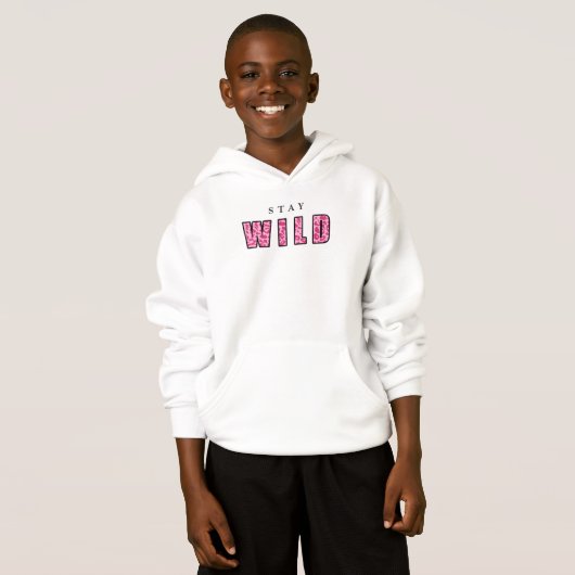 ben azelart stay wild hoodie (Voorkant volledig)
