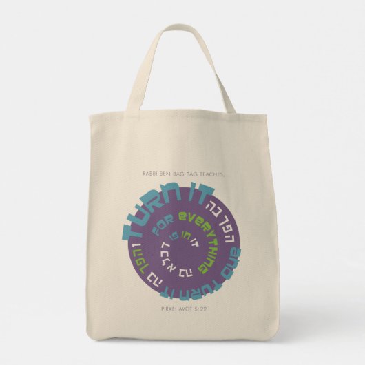 Ben Bag Bag - Draai hem om Tote Bag (Achterkant)