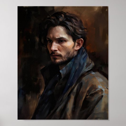 Ben Barnes Oil Painting Darking Kirigan Poster (Voorkant)