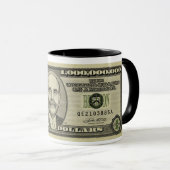 Ben Bernanke Billion Dollar Bill Mokken (Voorkant rechts)