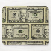 Ben Bernanke Billion Dollar Bill Mousepad Muismat (Voorkant)