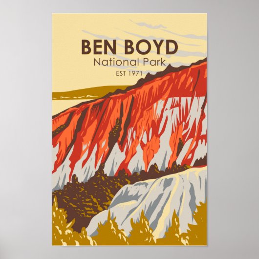 Ben Boyd National Park Australia  Poster (Voorkant)