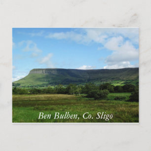 Ben Bulben, Co Sligo Ierland Briefkaart