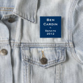 Ben Cardin voor senaat Vierkante Button 5,1 Cm (In situ)