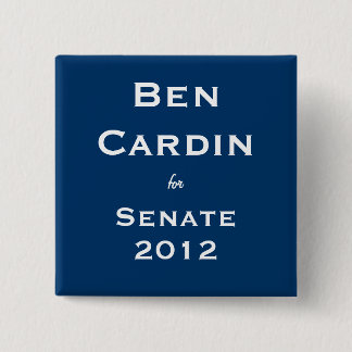 Ben Cardin voor senaat Vierkante Button 5,1 Cm