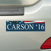 Ben Carson 2016 Bumpersticker (Op auto)