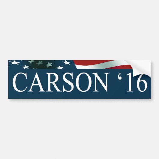 Ben Carson 2016 Bumpersticker (Voorkant)