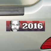 BEN CARSON 2016 CANDIDAAT BUMPERSTICKER (Op auto)