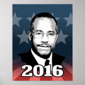 BEN CARSON 2016 CANDIDAAT POSTER (Voorkant)