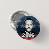 BEN CARSON 2016 CANDIDAAT RONDE BUTTON 3,2 CM (Voorkant /achterkant)