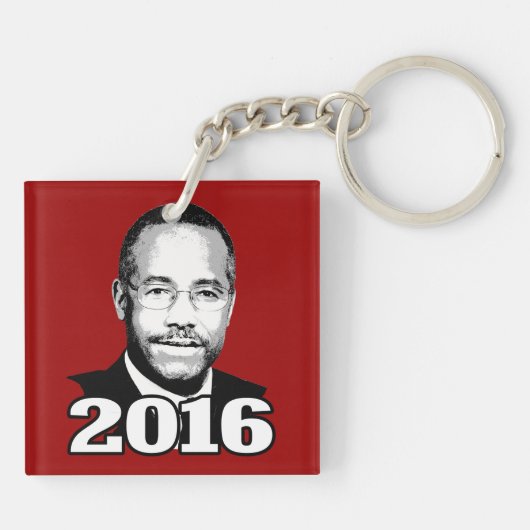 BEN CARSON 2016 CANDIDAAT SLEUTELHANGER (Achterkant)