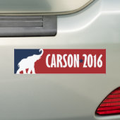 Ben Carson 2016 GOP Candidate Bumper -.png Bumpersticker (Op auto)