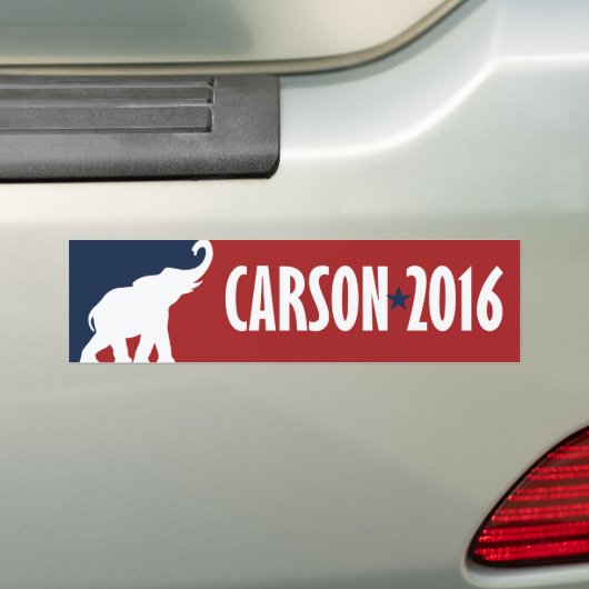 Ben Carson 2016 GOP Candidate Bumper -.png Bumpersticker (Op auto)
