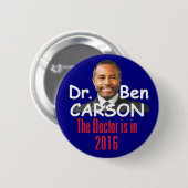 Ben CARSON 2016 Ronde Button 5,7 Cm (Voorkant /achterkant)