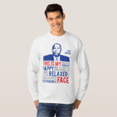 Ben Carson Campaign 2016 Dit is mijn gezicht T-shirt (Voorkant volledig)