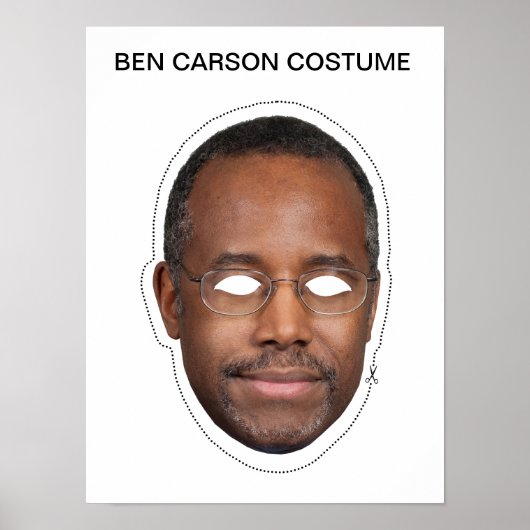 Ben Carson kostuum Poster (Voorkant)