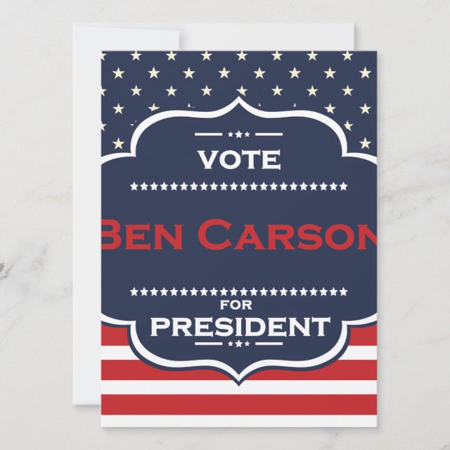ben carson president (Voorkant)