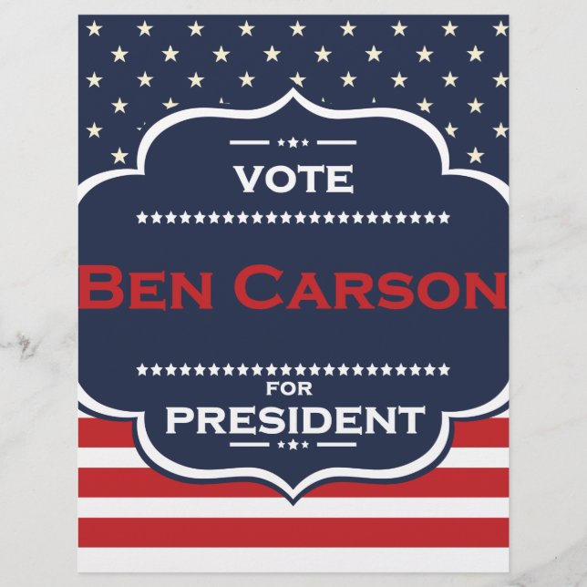 ben carson president (Voorkant)