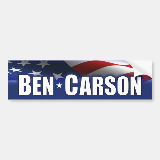 Ben Carson - President 2016 Bumpersticker (Voorkant)