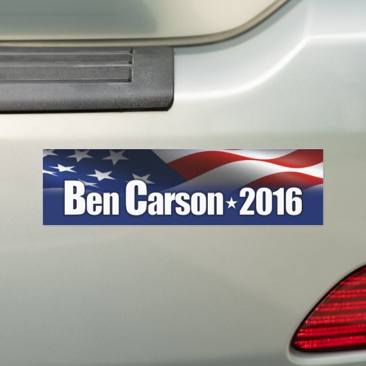 Ben Carson - President 2016 Bumpersticker (Op auto)