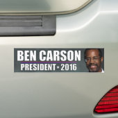 Ben Carson - President 2016 Bumpersticker (Op auto)