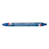 Ben Carson President 2016 Zwarte Inkt Pen (Voorkant)
