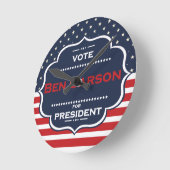 ben carson president ronde klok (Hoek)