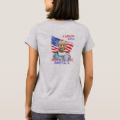 Ben Carson-Resuscitate America 2016 Vlag Verenigde T-shirt (Achterkant)