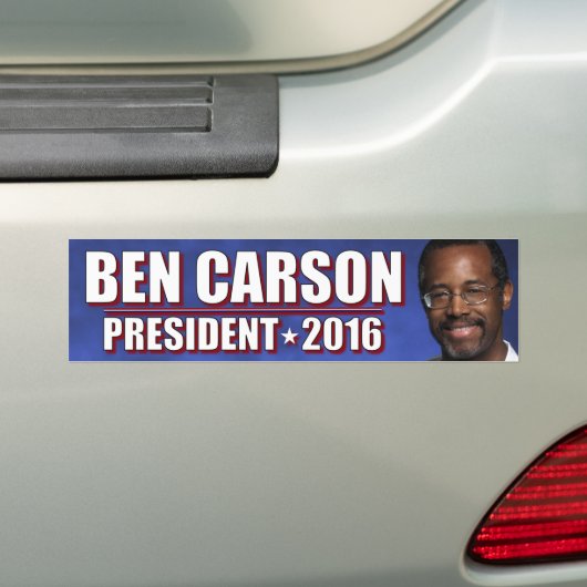 Ben Carson voor President 2016 Bumpersticker (Op auto)