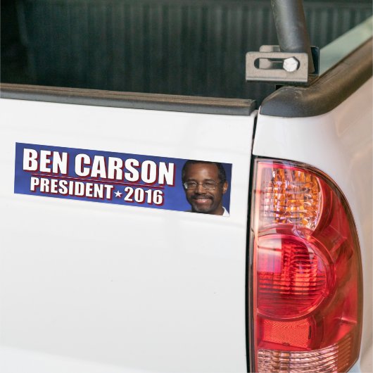 Ben Carson voor President 2016 Bumpersticker (Op Truck)