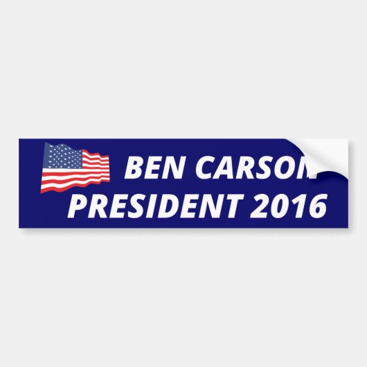 Ben Carson voor President Bumpersticker (Voorkant)