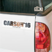 Ben Carson voor President Bumpersticker (Op Truck)