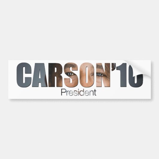 Ben Carson voor President Bumpersticker (Voorkant)