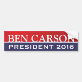 Ben Carson voor President Bumpersticker (Voorkant)