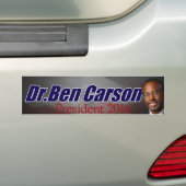 Ben Carson voor President Bumpersticker (Op auto)