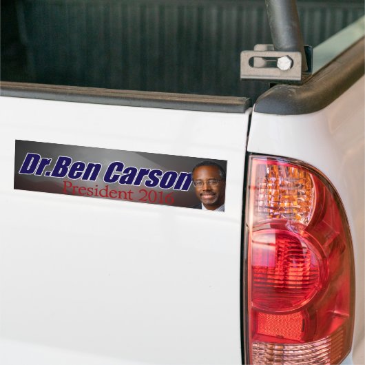 Ben Carson voor President Bumpersticker (Op Truck)