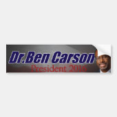 Ben Carson voor President Bumpersticker (Voorkant)