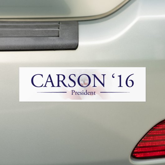 Ben Carson voor President Bumpersticker (Op auto)