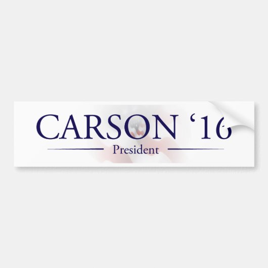 Ben Carson voor President Bumpersticker (Voorkant)
