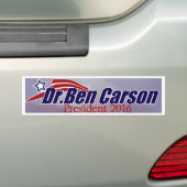 Ben Carson voor President Bumpersticker (Op auto)