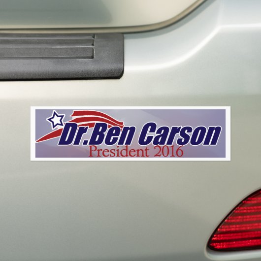 Ben Carson voor President Bumpersticker (Op auto)