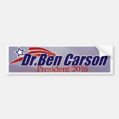 Ben Carson voor President Bumpersticker (Voorkant)